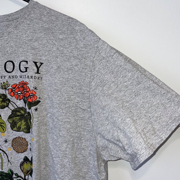 Harry Potter Herbology Graphic T-Shirt 2XL 80% Cotton 20% Polyester Gray Short S - Picture 3 of 6